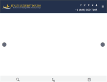 Tablet Screenshot of italyluxurytours.com
